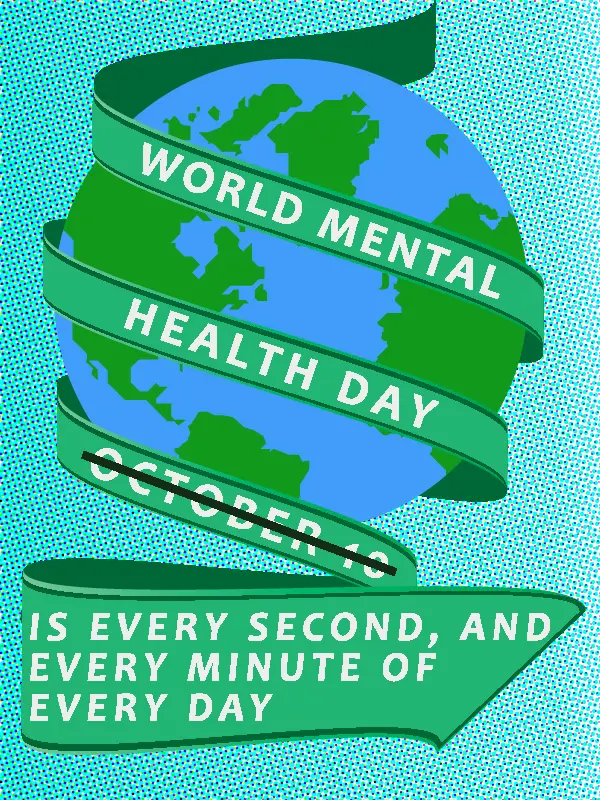 World Mental Health Day Propaganda Poster Image